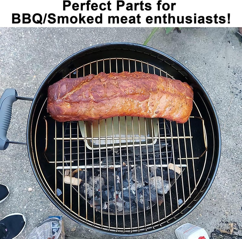 Outspark Charcoal Grate Cooking Grid Grate Replacement Parts for Weber 18.5" One-Touch,Bar-B-Kettle,Smokey Mountain,Jumbo Joe,Original Kettle Grill,Stainless Steel BBQ Accessories for Weber 7432 7440 - Image 4